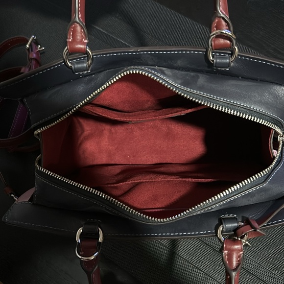 Coach Zoe Carryall in colorblock jasmine - Picture 5 of 6